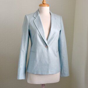 JOSEPH Made In France Women's 100% Linen One Button Blazer/Jacket Size Small